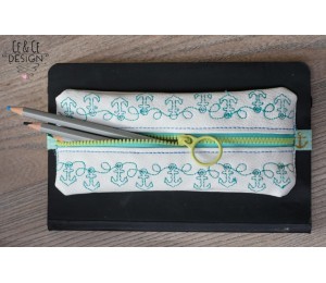 Stickdatei ITH - Stiftetasche Herzswirls